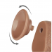 Реалистичный фаллоимитатор с мошонкой LoveToy Sliding Skin Dual Layer Dong 9 Brown, подвижная кожа, присоска (22 см, Ø 3.7 см)